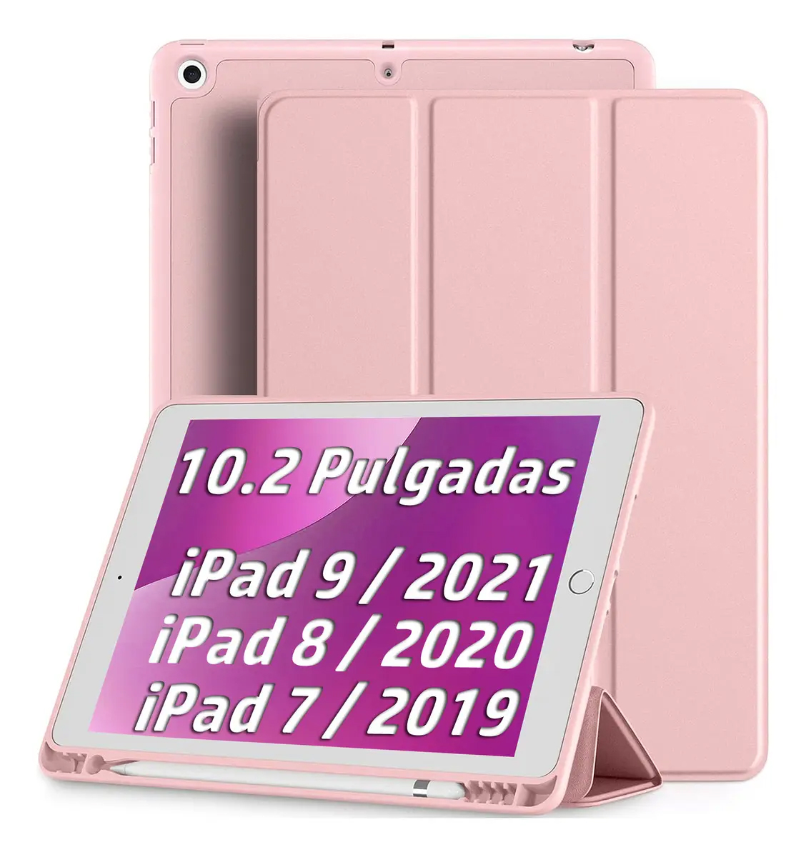 Funda Ipad 10.2 Ipad 9, 8a, 7a Rosa