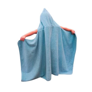 Toalla con Capucha para Bebe Azul