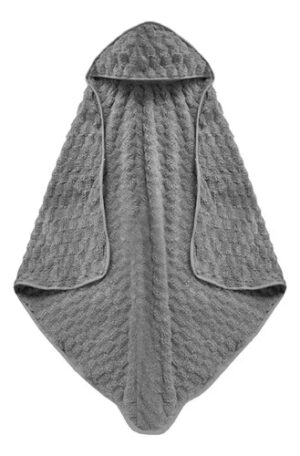 Toalla con Capucha para Bebe Gris